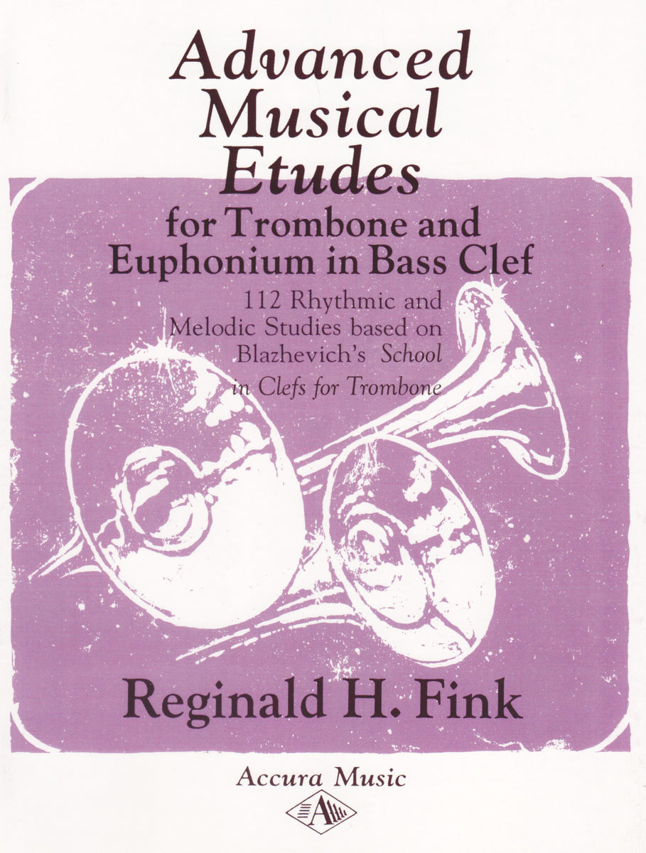 Advanced Musical Etudes for Trombone and Euphonium in Bass Clef